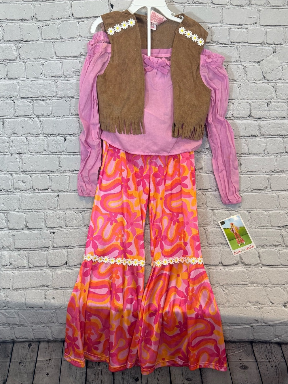 Dream Play Imagine Girls’ Hippie Halloween Costume